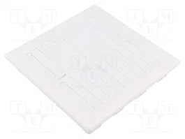 DOSPEL S.A. Rejilla de ventilación blanca con persiana mecánica