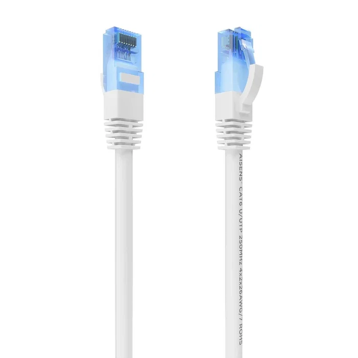 Aisens Cable de Red Latiguillo RJ45 Cat.6 UTP AWG26 CCA Blanco 5m Aisens Cable de Red Latiguillo RJ45 Cat.6 UTP AWG26 CCA Blanco 5m
