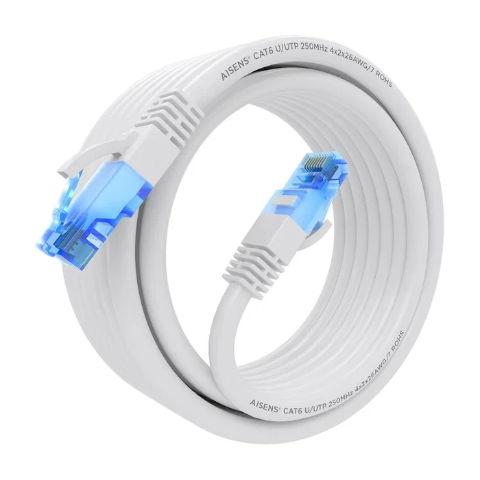 Aisens Cable de Red RJ45 Cat.6 UTP AWG26 CCA 5m Blanco Aisens Cable de Red RJ45 Cat.6 UTP AWG26 CCA 5m Blanco