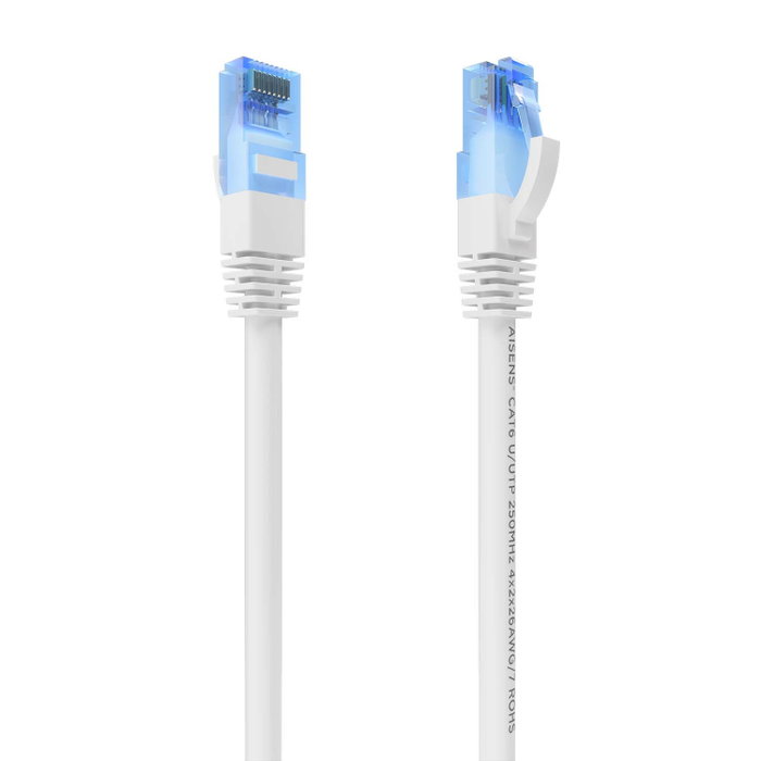 Aisens Cable de Red Latiguillo RJ45 Cat.6 UTP AWG26 CCA, Blanco, 5m Aisens Cable de Red Latiguillo RJ45 Cat.6 UTP AWG26 CCA, Blanco, 5m