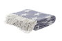 DKD Home Decor Plaid Mediterraneo Azul Beige 170 x 130 cm (4 Unidades) Algodon