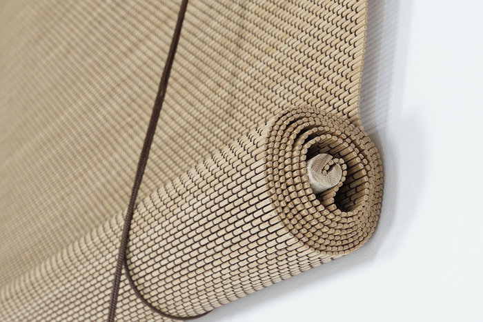 DKD Home Decor Estor Balines Marron Claro 3 x 175 x 60 cm