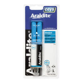 Ceys Araldite Adhesivo Universal Jeringa 24 ml Extra Fuerte 2 Componentes Resistencia 350 Kg/cm²
