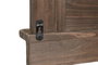 DKD Home Decor Perchero de Pared Casas Paulownia y Metal