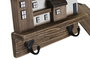 DKD Home Decor Perchero de Pared Casas Paulownia y Metal