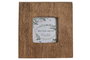 DKD Home Decor Marco de Fotos 10x10 de Mango y Cristal Natural