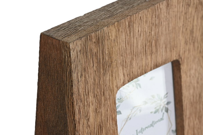 DKD Home Decor Marco de Fotos 10x10 de Mango y Cristal Natural DKD Home Decor Marco de Fotos 10x10 de Mango y Cristal Natural