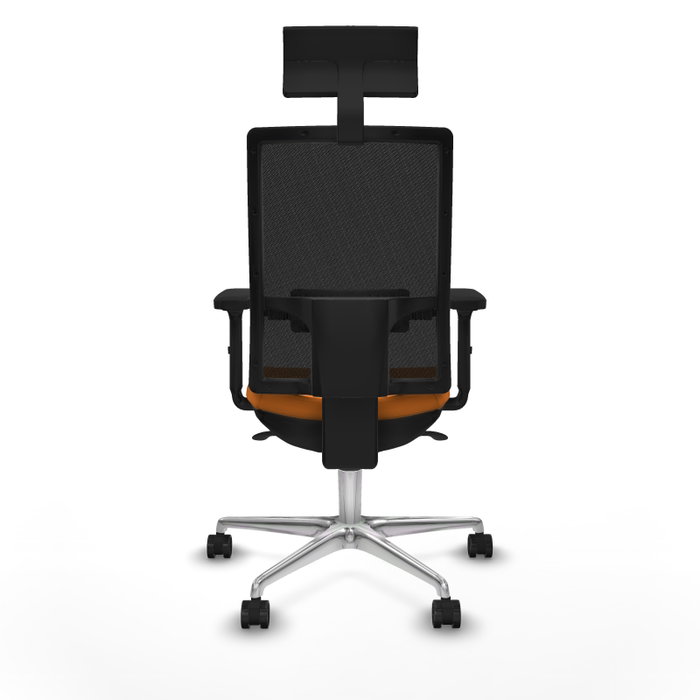 PIQUERAS Y CRESPO Silla de oficina Horna Naranja y Negro