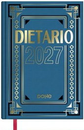 DOHE AGENDAS Dietario cuarto 2027 azul 15x21cm
