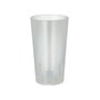 STARPAK Vasos Reutilizables PAPSTAR Mehrweg-Trinkbecher 0,2 l Transparentes, 6,5 cm