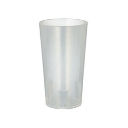 STARPAK Vasos Reutilizables 0,2 L Translúcido (Paquete de 10)