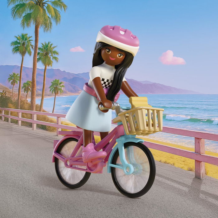 Playmobil 72125 Barbie Brooklyn Bicicleta Playa Malibú +4 años Español