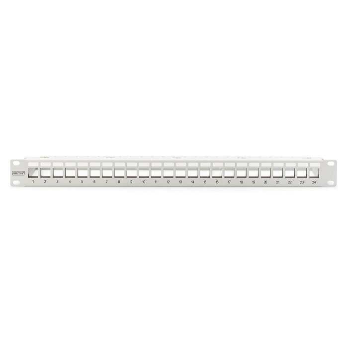Digitus Patchpanel 1HE 24-Port Modular Patchpanel Gris 483x565x1.5mm