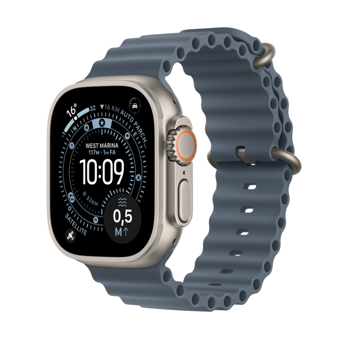 Apple Watch Ultra 3 - Reloj Inteligente Deportivo de Titanio, GPS + Comunicación por Satélite, Pantalla OLED de 49 mm, 5G, WiFi, Resistente al Agua, Ideal para Running y Aventura Apple Watch Ultra 3 - Reloj Inteligente Deportivo de Titanio, GPS + Comunicación por Satélite, Pantalla OLED de 49 mm, 5G, WiFi, Resistente al Agua, Ideal para Running y Aventura