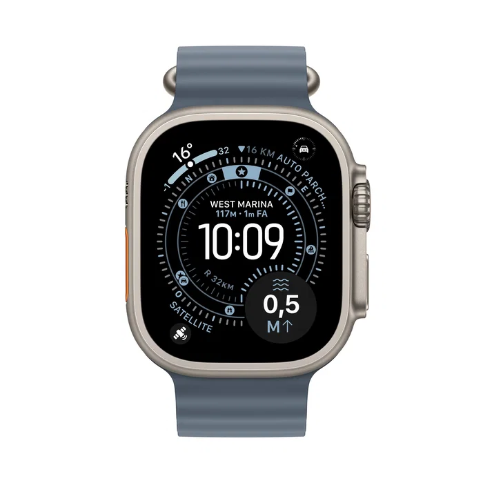 Apple Watch Ultra 3 GPS/Cellular 49mm Titanio Natural/Correa Ocean Azul Naútico