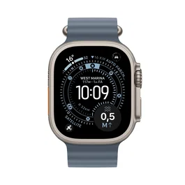 Apple Watch Ultra 3 GPS + Cellular 49mm Titanio Natural - Correa Ocean Azul Náutico