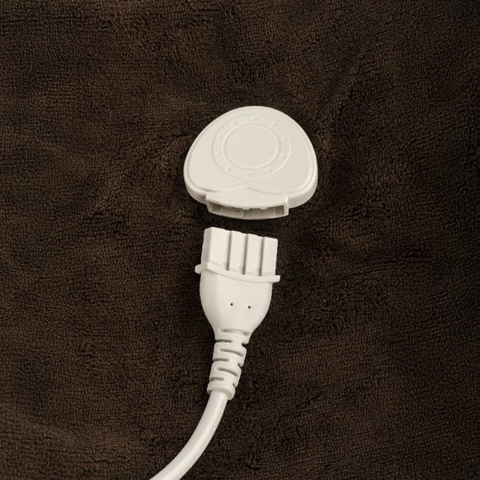 AVANT Manta Eléctrica 120W, 160 cm x 120 cm, Color Marrón Beige, 3 Niveles de Temperatura, Manta Calefactora