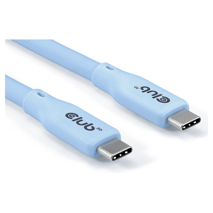 Club 3D CAC-3003 Cable USB-C 2m 240W 20Gbps Azul Club 3D CAC-3003 Cable USB-C 2m 240W 20Gbps Azul