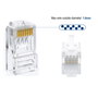 EWENT Conector Modular RJ45 Cat6 U/UTP para Cable de Red - 100 unidades