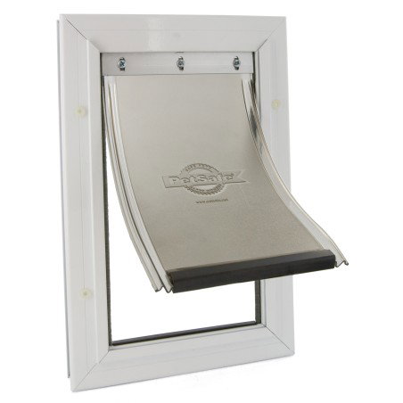 Petsafe Puerta para Mascotas Staywell de Aluminio Pequeña - 298x201 mm para Gatos y Perros Petsafe Puerta para Mascotas Staywell de Aluminio Pequeña - 298x201 mm para Gatos y Perros