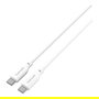 4smarts Cable USB-C a USB-C Silikon High Flex 60W 1.5m Blanco 468761