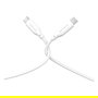4smarts Cable USB-C a USB-C Silikon High Flex 60W 1.5m Blanco 468761