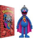 Super7 Plaza Sésamo Figura Supersize Vinyl - Super Grover 36 cm