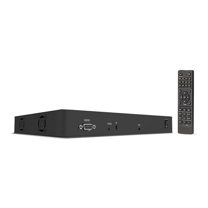 LINDY 38261 Escalador de Video Pared con 9 Puertos HDMI, 1 Entrada, HDCP 1.4, Resolucion 4K 3840x2160 y Full HD 1920x1080, Control por Botones