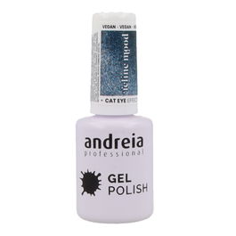 Andrea Gel de Uñas Profesional con Efecto Ojo de Gato Fe5 10.5ml - Gel Polish Semi-Permanente Brillante con Imán