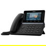 Yealink SIP-T85W Teléfono IP Inalámbrico y con Cable Negro, Pantalla 5.5" LCD, WiFi 6, Bluetooth 5.0, Gigabit Ethernet