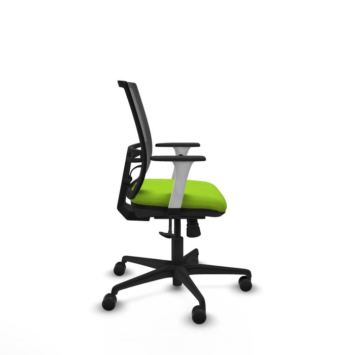 PIQUERAS Y CRESPO Silla de oficina Yunquera con mecanismo Sincro, color Pistacho y Negro PIQUERAS Y CRESPO Silla de oficina Yunquera con mecanismo Sincro, color Pistacho y Negro