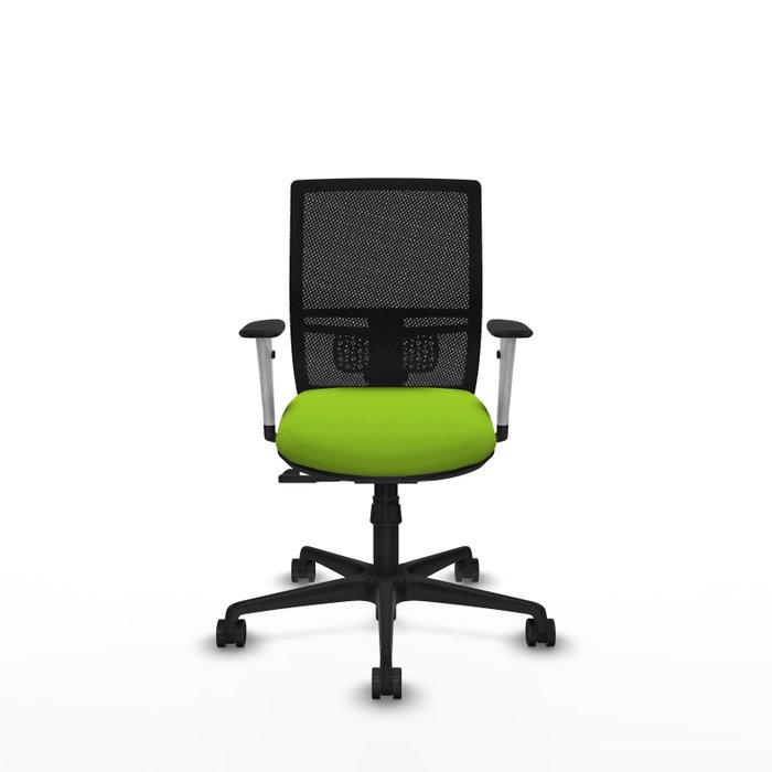 PIQUERAS Y CRESPO Silla de oficina Yunquera con mecanismo Sincro, color Pistacho y Negro PIQUERAS Y CRESPO Silla de oficina Yunquera con mecanismo Sincro, color Pistacho y Negro