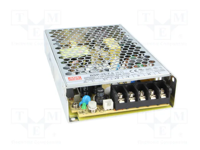 MEAN WELL RSP-75-7.5 de 75W, 7,5VDC 10A