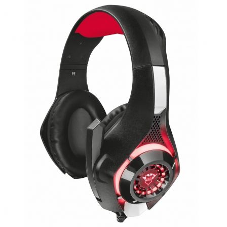 Auriculares Gaming con Micrófono Trust GXT 313 Nero/ USB 2.0/ Rojos Auriculares Gaming con Micrófono Trust GXT 313 Nero/ USB 2.0/ Rojos
