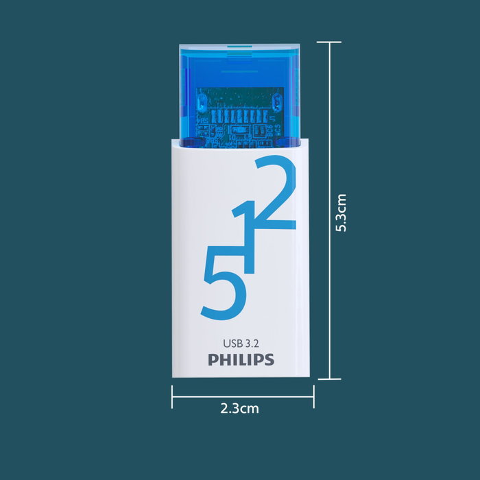 Philips STICK USB 3.2 512GB Click Series Gen 1 USB-C Philips STICK USB 3.2 512GB Click Series Gen 1 USB-C