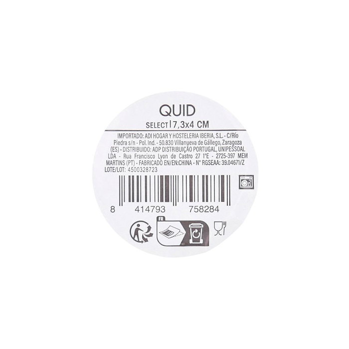 Bol Vidrio Select Vidrio Quid 7,3x4 cm (12 Unidades)