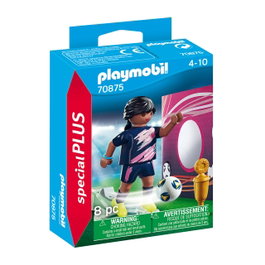 Playmobil 70875 Futbolista con Muro de Gol