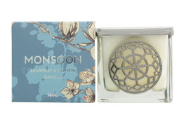 Monsoon Seaspray & Cotton Scented Candle 180g
