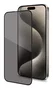 Celly PRIVACYF1080BK Protector de Pantalla de Privacidad Vidrio Templado 9H para Apple iPhone 16 Pro, Negro Transparente, Anti-huellas, Resistente a Rayones y Golpes, 1 Unidad