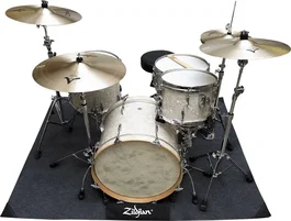 Zildjian Alfombra Batería Concierto Antideslizante Esquinas con Peso 1,68 M x 1,22 M