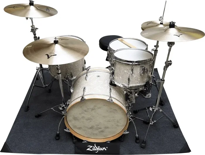 Zildjian Alfombra Batería Concierto Antideslizante Esquinas con Peso 1,68 M x 1,22 M