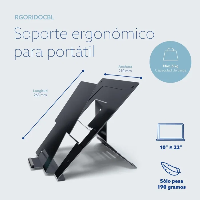 R-go tools Riser Document RGORIDOCBL Negro