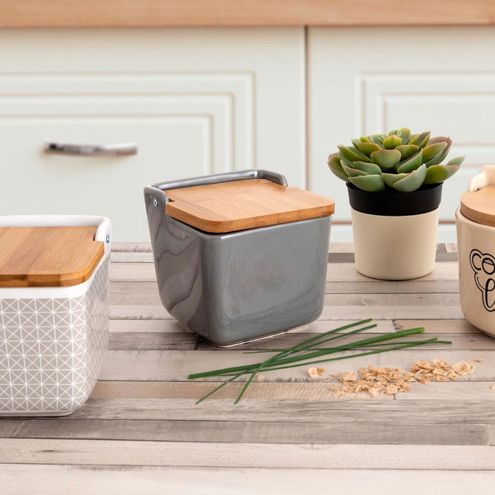 Salero Cerámico Tu Y Yo Quid 12x12 cm (6 Unidades) Salero Cerámico Tu Y Yo Quid 12x12 cm (6 Unidades)