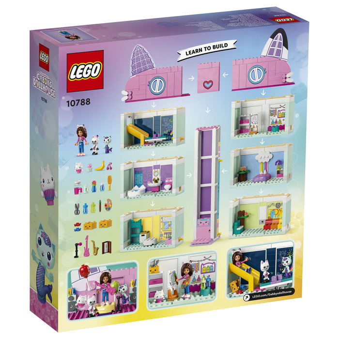 LEGO La Casa Mágica de Gabby, Casa de Muñecas de Juguete con Minifiguras 10788 LEGO La Casa Mágica de Gabby, Casa de Muñecas de Juguete con Minifiguras 10788