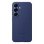 Samsung Funda de Silicona Azul para Galaxy S25 - Resistente a Golpes y Caídas, 50% Material Reciclado, Compatible con Pantalla de 6.7 Pulgadas