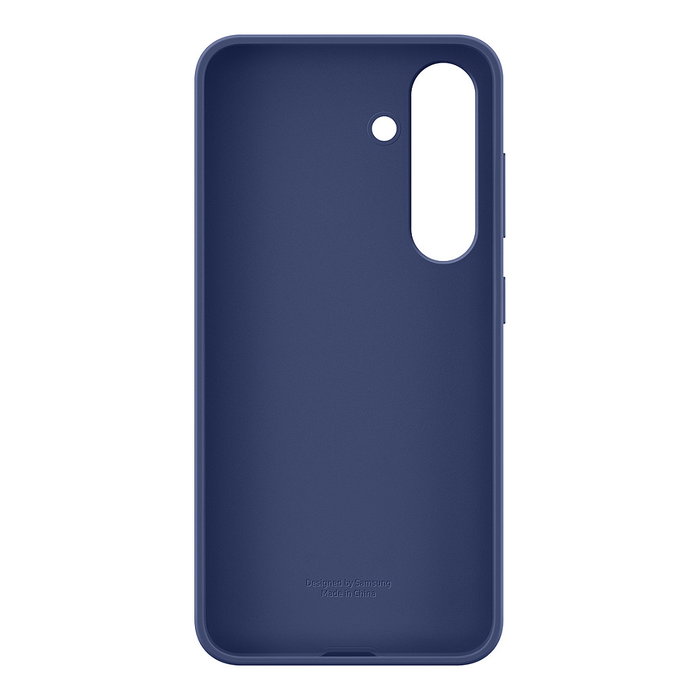 Samsung Funda de Silicona Azul para Galaxy S25 - Resistente a Golpes y Caídas, 50% Material Reciclado, Compatible con Pantalla de 6.7 Pulgadas