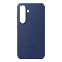 Samsung Funda de Silicona Azul para Galaxy S25 - Resistente a Golpes y Caídas, 50% Material Reciclado, Compatible con Pantalla de 6.7 Pulgadas