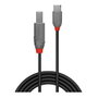 Lindy Cable USB C a USB B 0,5 m USB 2.0 Negro