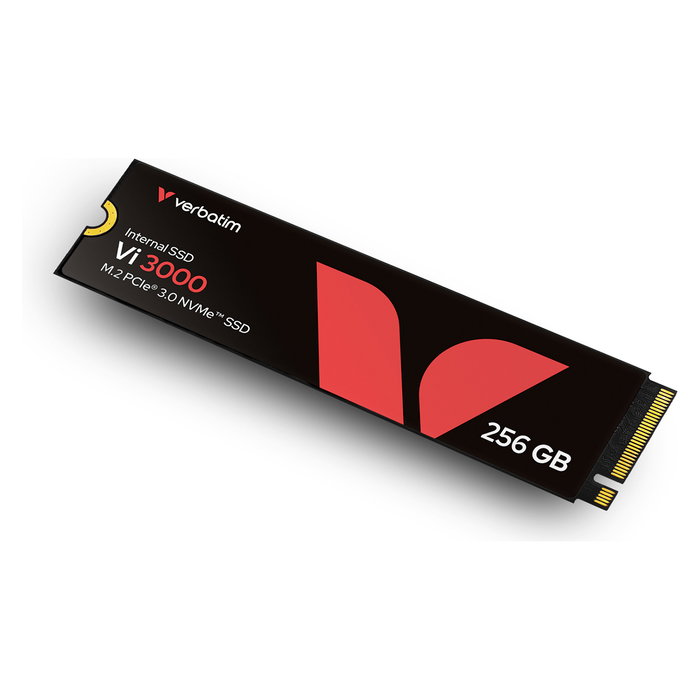 Verbatim Vi3000 M.2 256GB NVMe PCIe 3.0 x4 SSD interno 2280 para PC Portátil, Lectura 3100 MB/s