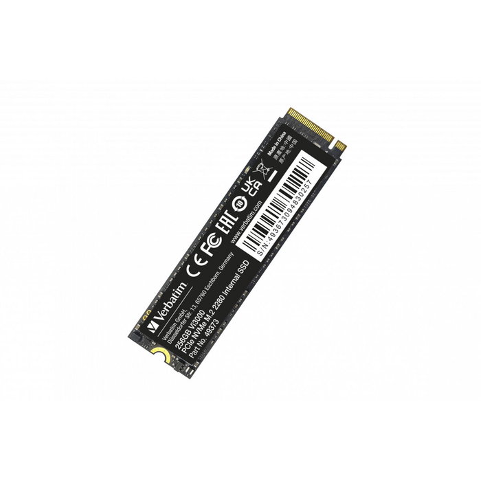 Verbatim Vi3000 256GB M.2 2280 PCIe NVMe Verbatim Vi3000 256GB M.2 2280 PCIe NVMe